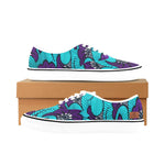 AFRIKA FLOWER Men's Canvas Low Top Shoes