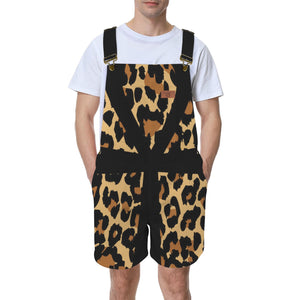 CHEETAH ANKH Unisex Shorts Suspender Jumpsuit