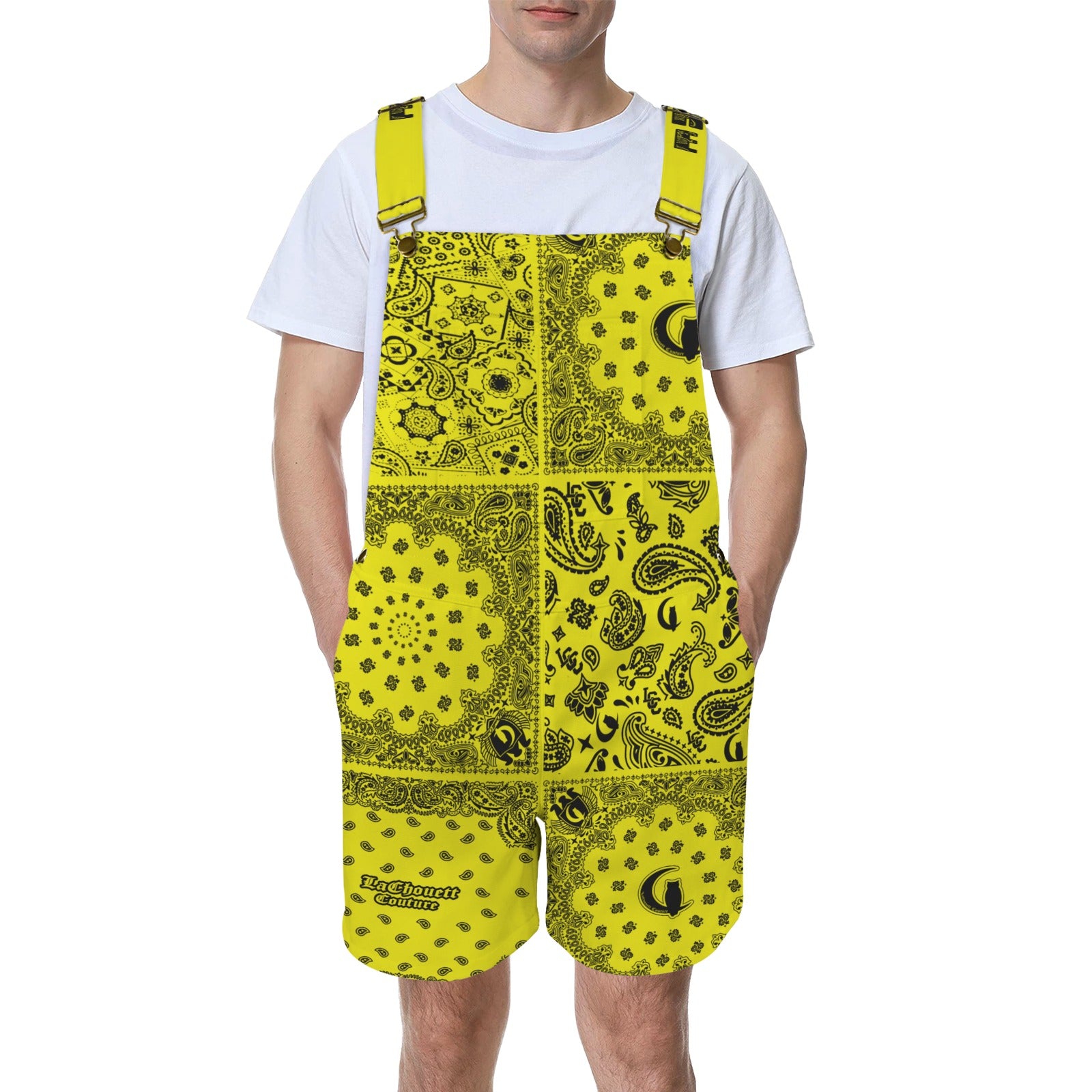 BANDANA MIX Unisex Shorts Suspender Jumpsuit