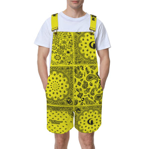 BANDANA MIX Unisex Shorts Suspender Jumpsuit