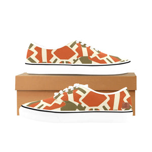 AFRICAN MIDCLOTH Men's Canvas Low Shoes