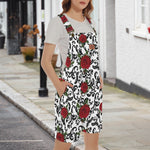 ROSES Unisex Shorts Suspender Jumpsuit