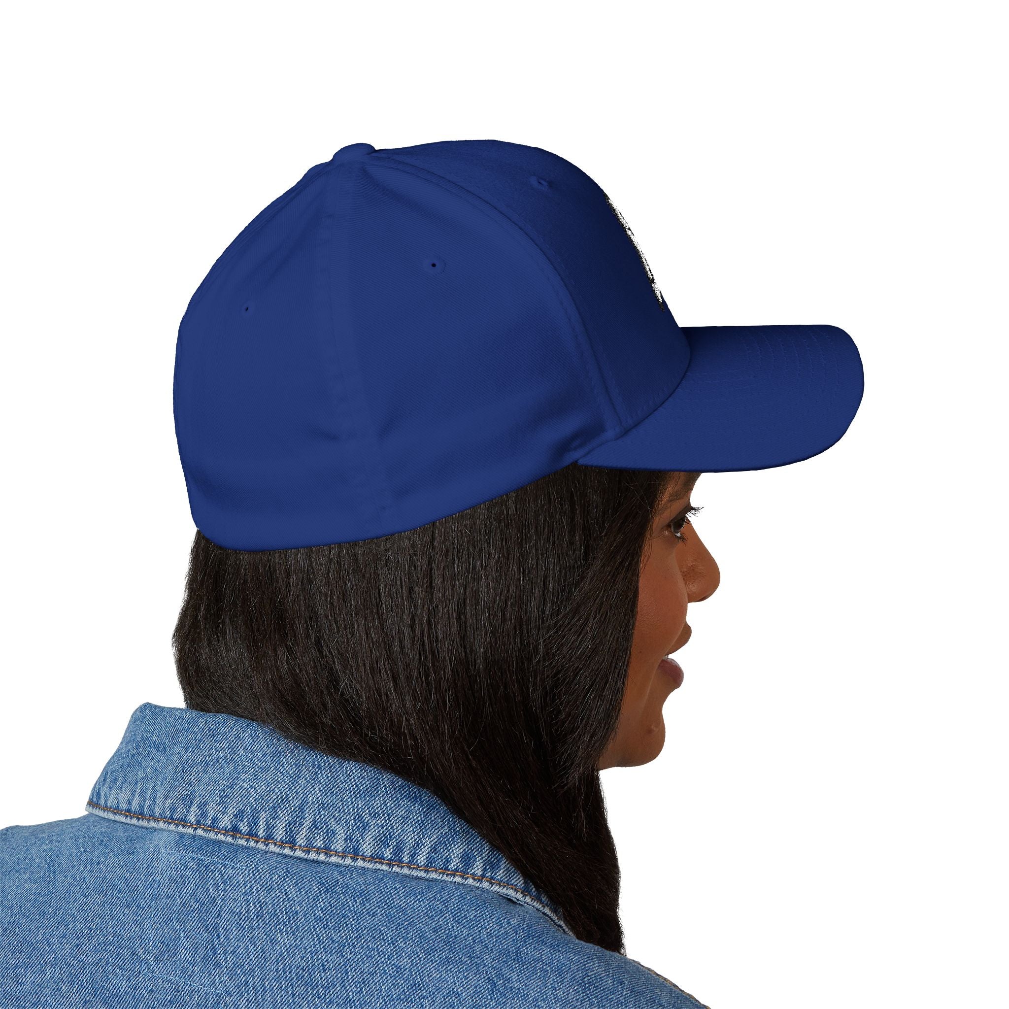 Nubian By Nature Embroidered Cap - Stylish Closed-Back Hat for Nature Lovers