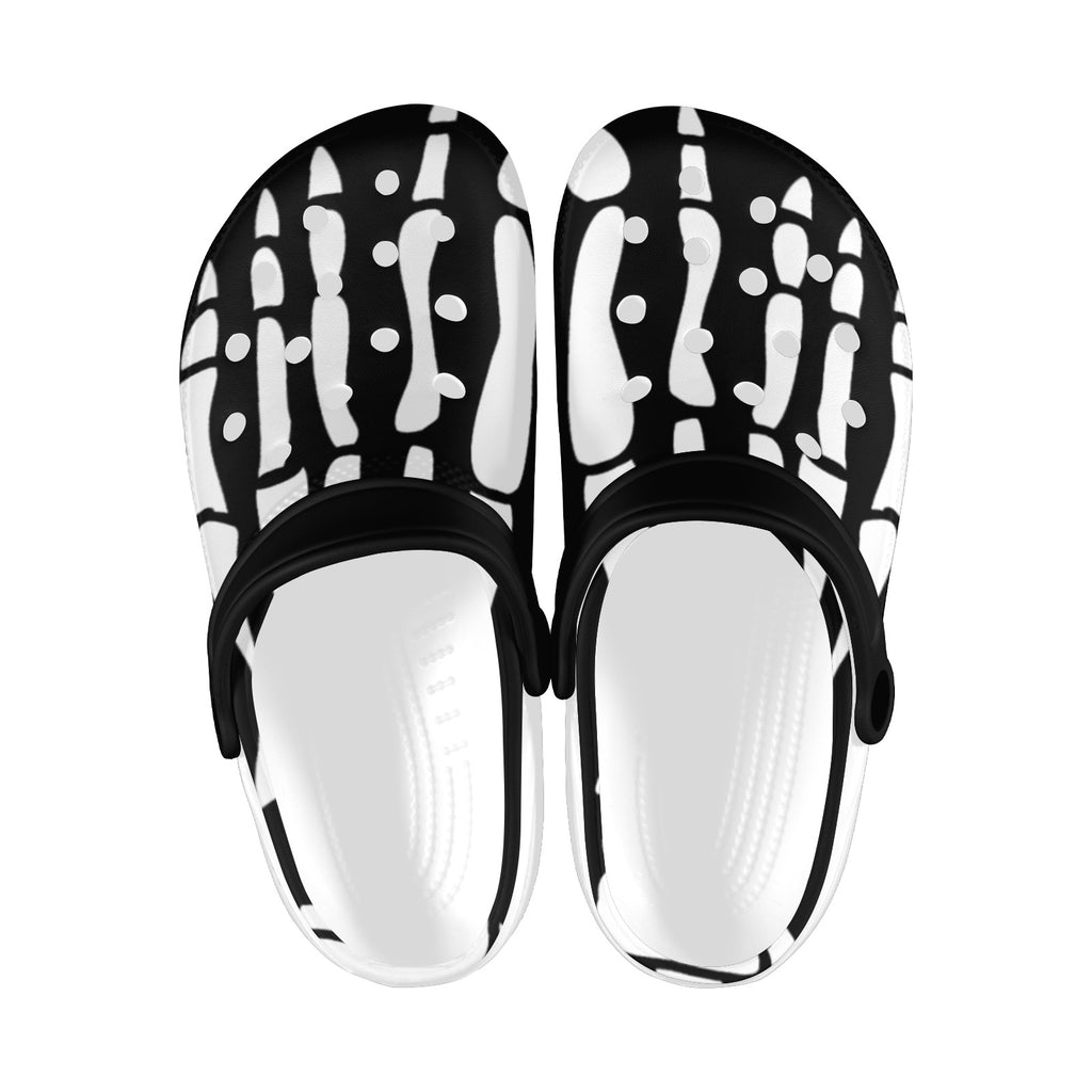 SKELETON FEET Clogs for Adults