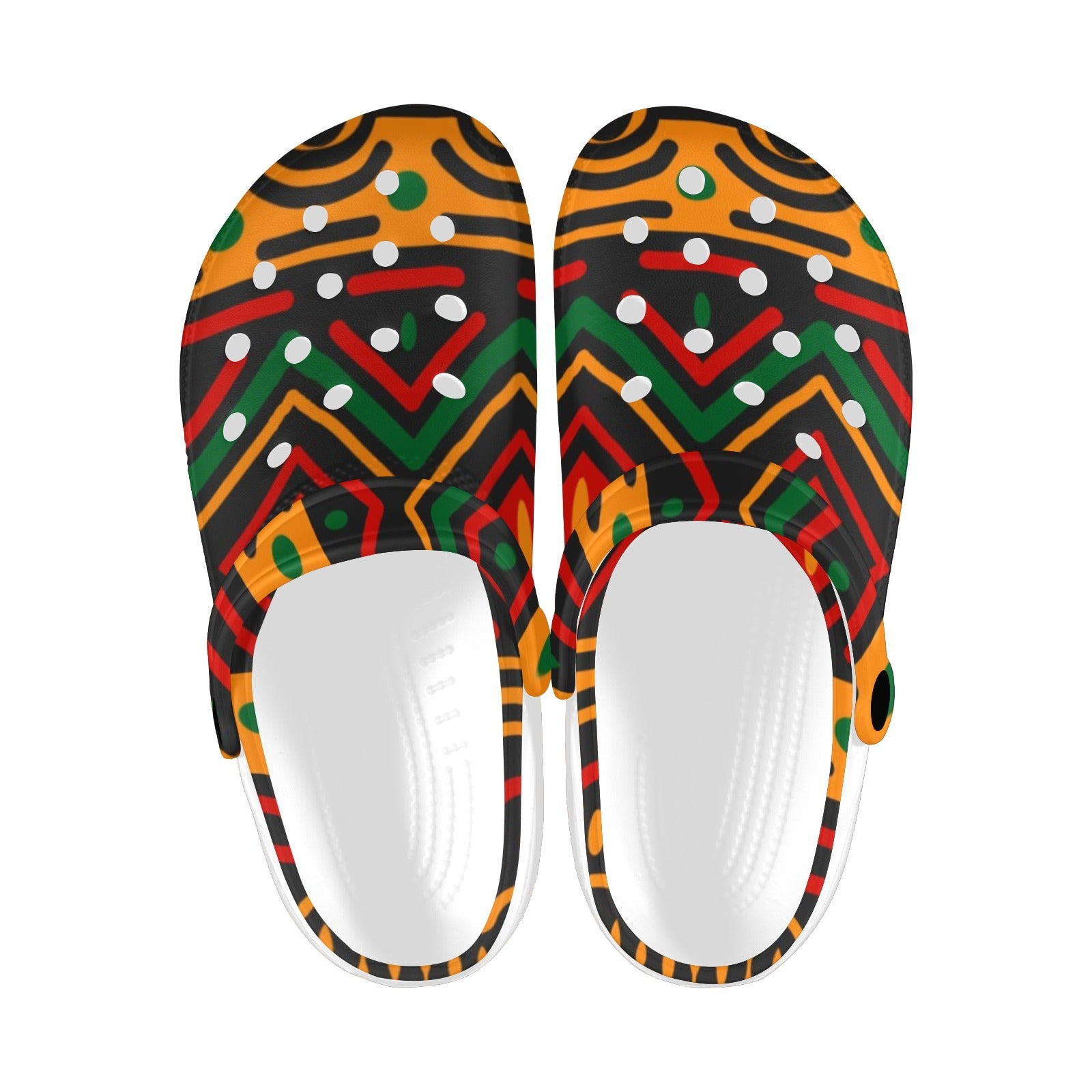 AFRICAN MIDCLOTH Clogs for Adults