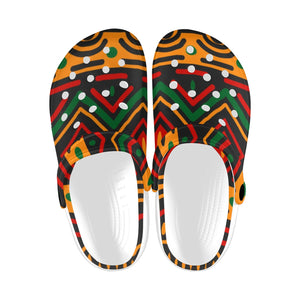 AFRICAN MIDCLOTH Clogs for Adults