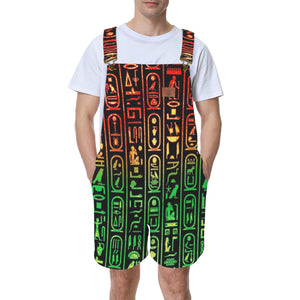 MEDU NETER FARI Unisex Shorts Suspender Jumpsuit