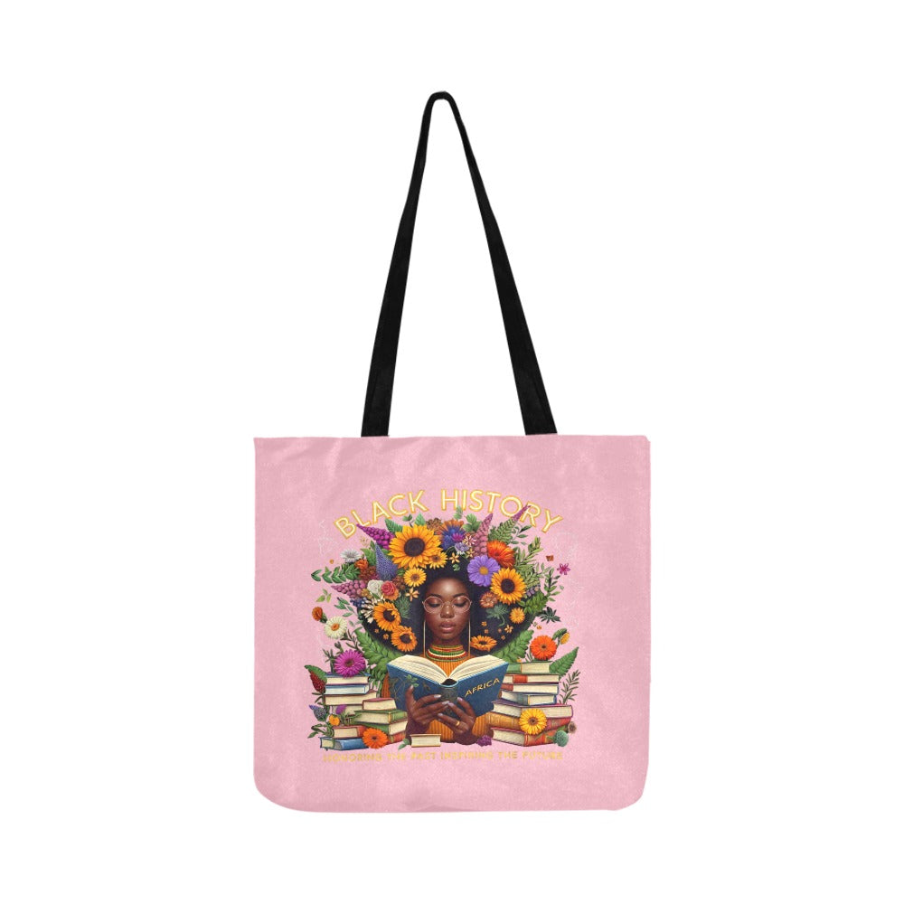 BLACC HISTORY FLOWER Reusable Shopping Bag