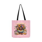 BLACC HISTORY FLOWER Reusable Shopping Bag