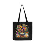 BLACC HISTORY FLOWER Reusable Shopping Bag