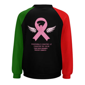 CONTRE LE CANCER Women's Raglan Crewneck Sweatshirt