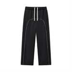 LCC SPORT Contrast-Stitched Fleece Sweatpants