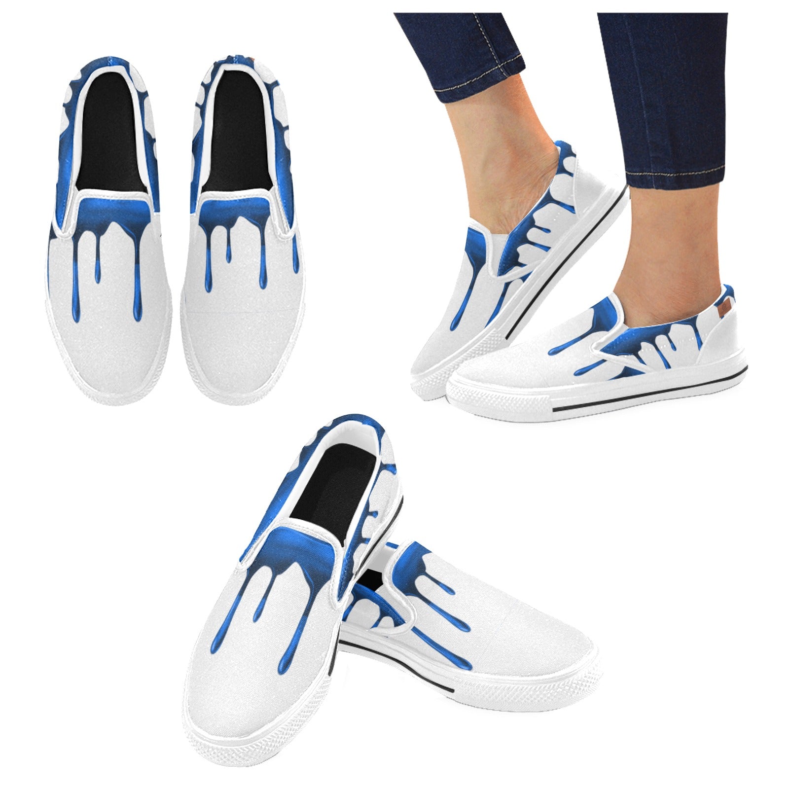 LEAN Men's Unusual Slip-on Canvas Shoes