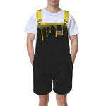 LEAN DRINK Unisex Shorts Suspender Jumpsuit