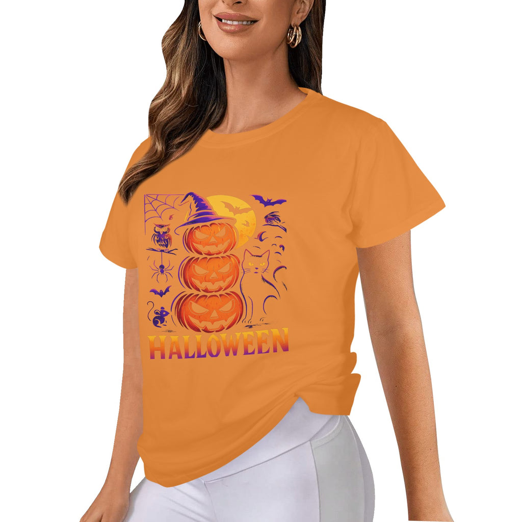 HALLOWEEN Women's Glow in the Dark T-shirt (Front Printing)