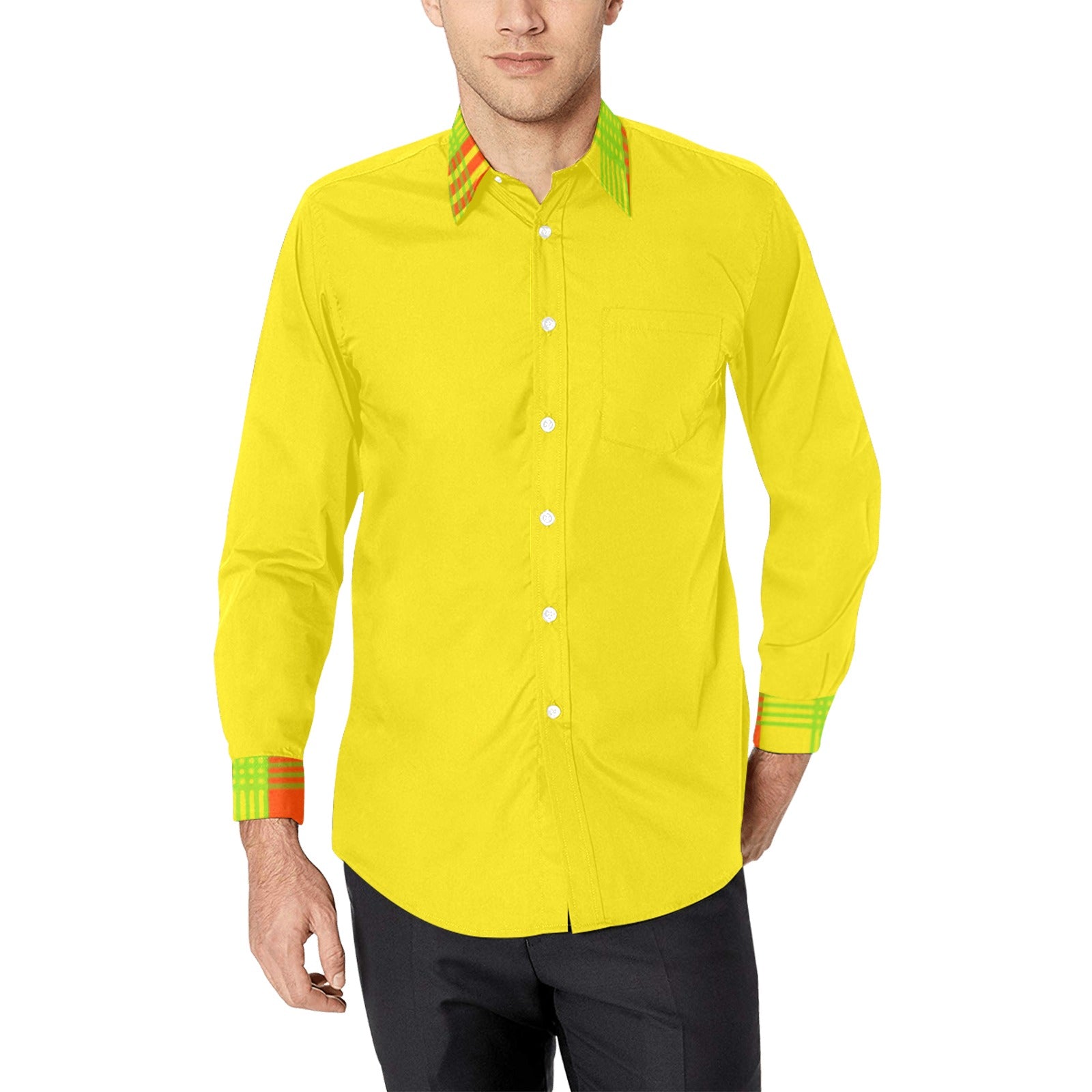 MADRAS Men's Casual Dress Shirt