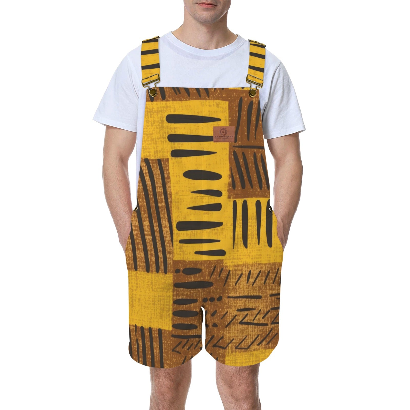 MIDCLOTH Unisex Shorts Suspender Jumpsuit