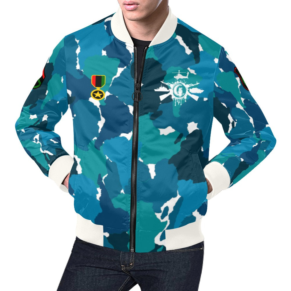 DIASPORA CAMOUFLAGE Bomber Jacket for Men