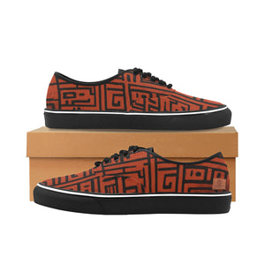 AFRICAN MIDCLOTH Men's Canvas Low Shoes