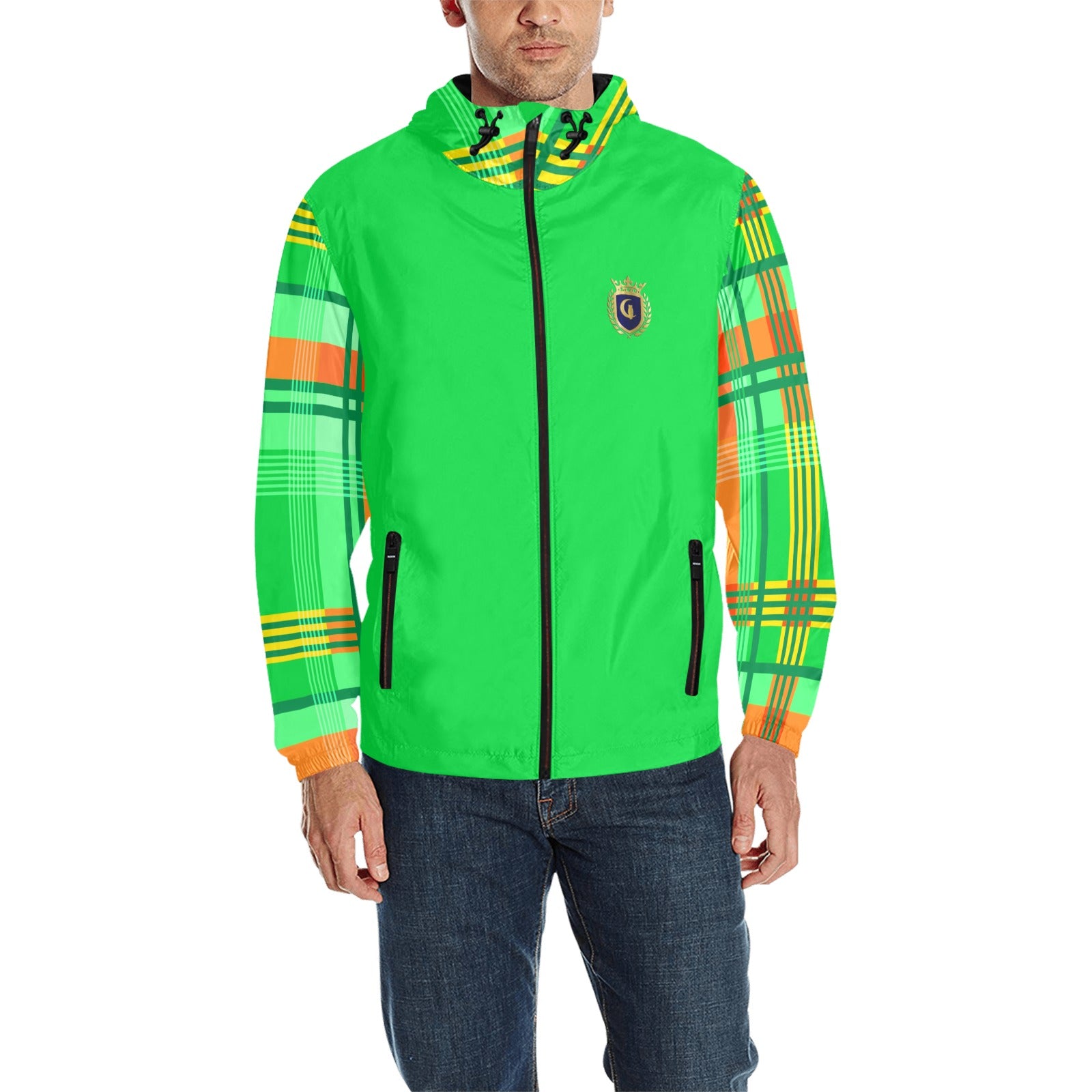 MADRAS Quilted Windbreaker for Men