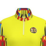 KENTE YLW Women's Sports Jersey With Long Sleeve