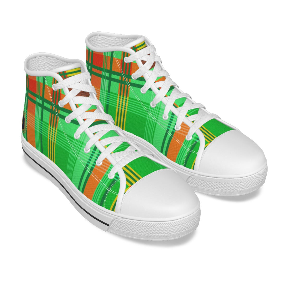 MADRAS GREEN Kid's Canvas Shoes