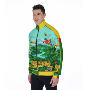 GUYANE AMAZONIE SKYBLUE Men's Stand Collar Jacket