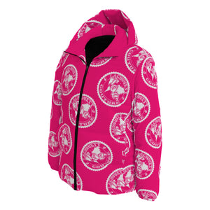 LCC STAMP RADDISH Unisex Down Jacket