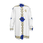 LCC BROSES Men's Stand-up Collar Long Shirt