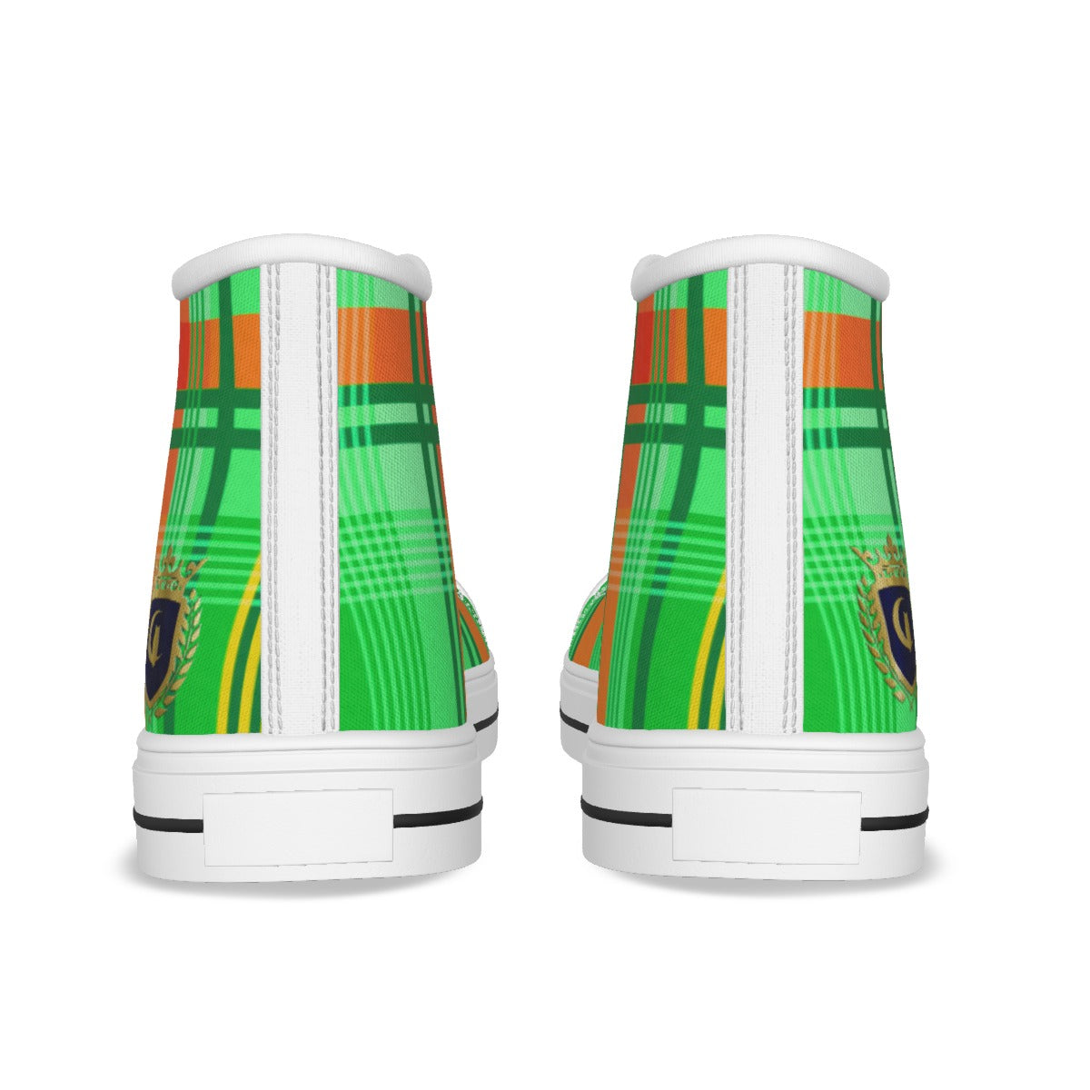 MADRAS GREEN Kid's Canvas Shoes