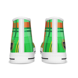 MADRAS GREEN Kid's Canvas Shoes
