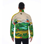 GUYANE AMAZONIE PINK Men's Stand Collar Jacket