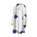 LCC BROSES Men's Stand-up Collar Long Shirt