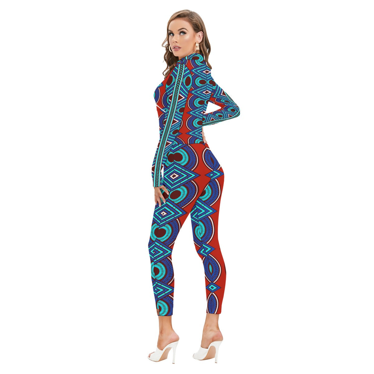 AFRICAN ELITE BRDX Women's Long-sleeved  Jumpsuit