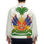 HAITI OG WHT Unisex Lapel Jacket