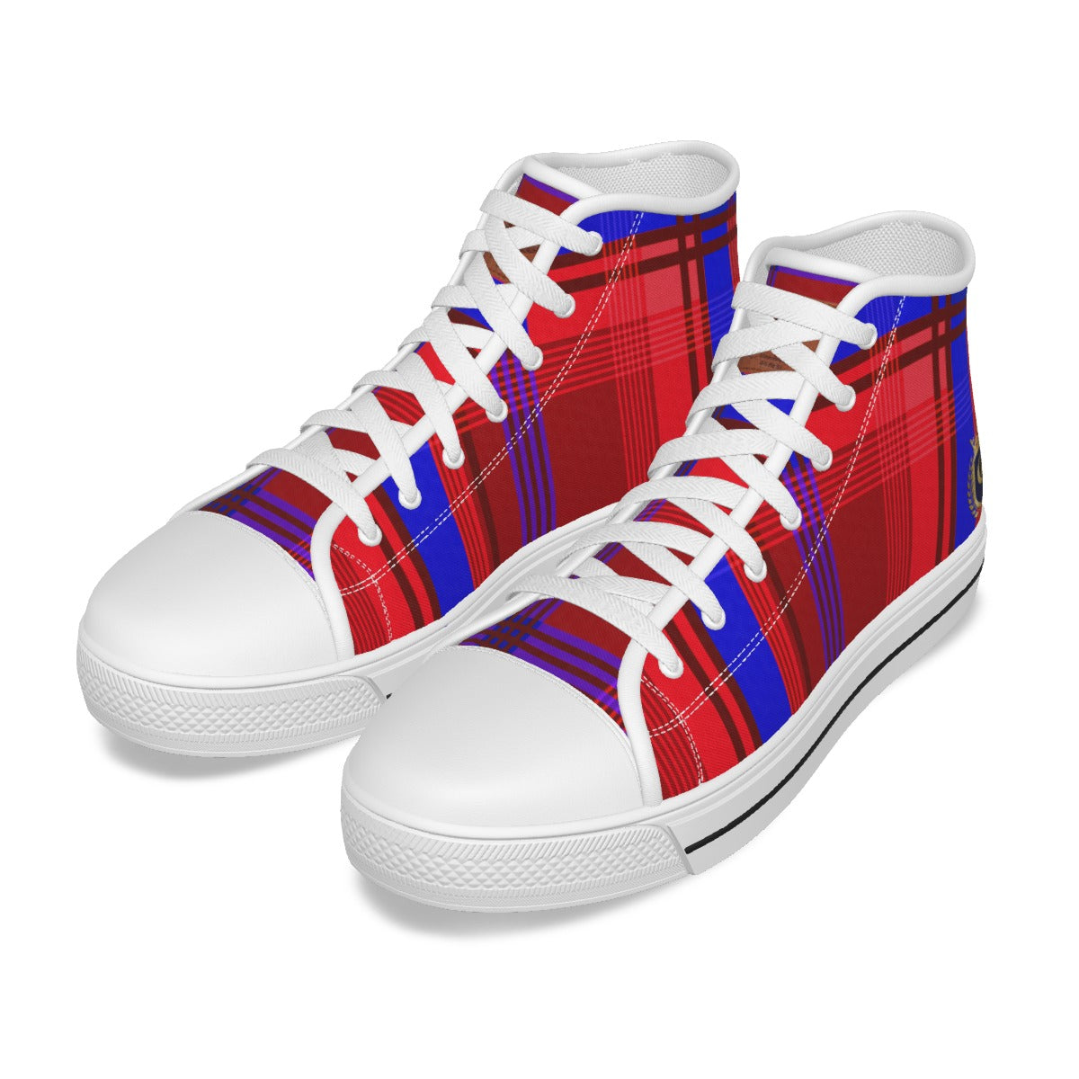 MADRAS RED Kid's Canvas Shoes