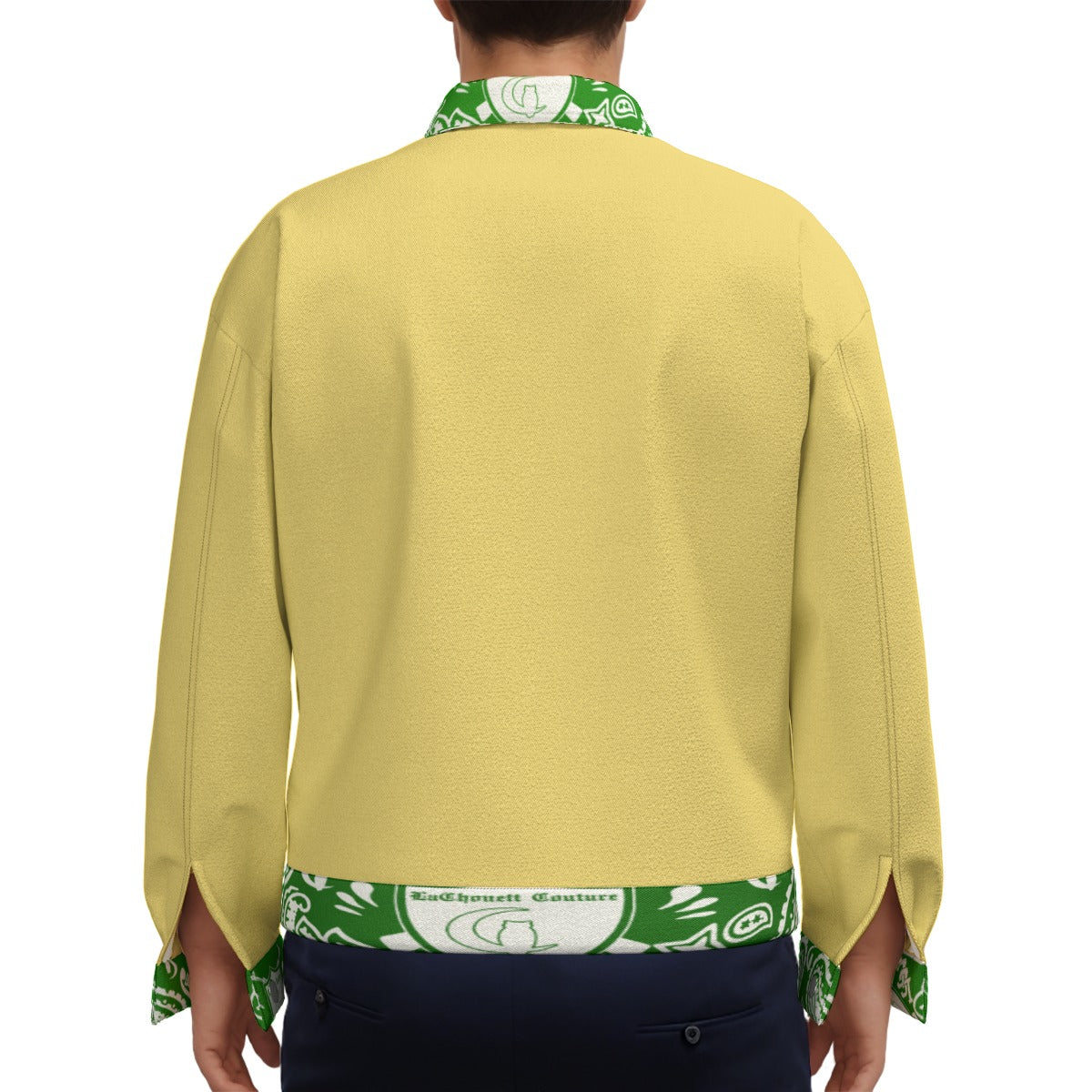 OG STYLE GREEN Unisex Lapel Jacket