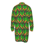 PEACOCK Men's Stand-up Collar Long Shirt