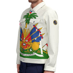HAITI OG WHT Unisex Lapel Jacket