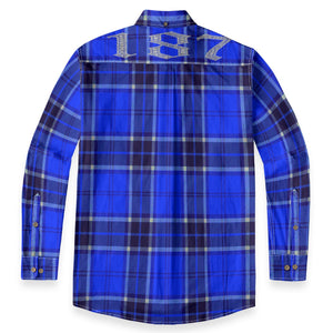 LOS CRIMINALES BLUE Men's Casual Shirt|125GSM Cotton