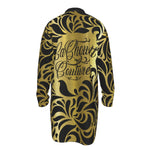 GORGIOUS BLC Men's Stand-up Collar Long Shirt