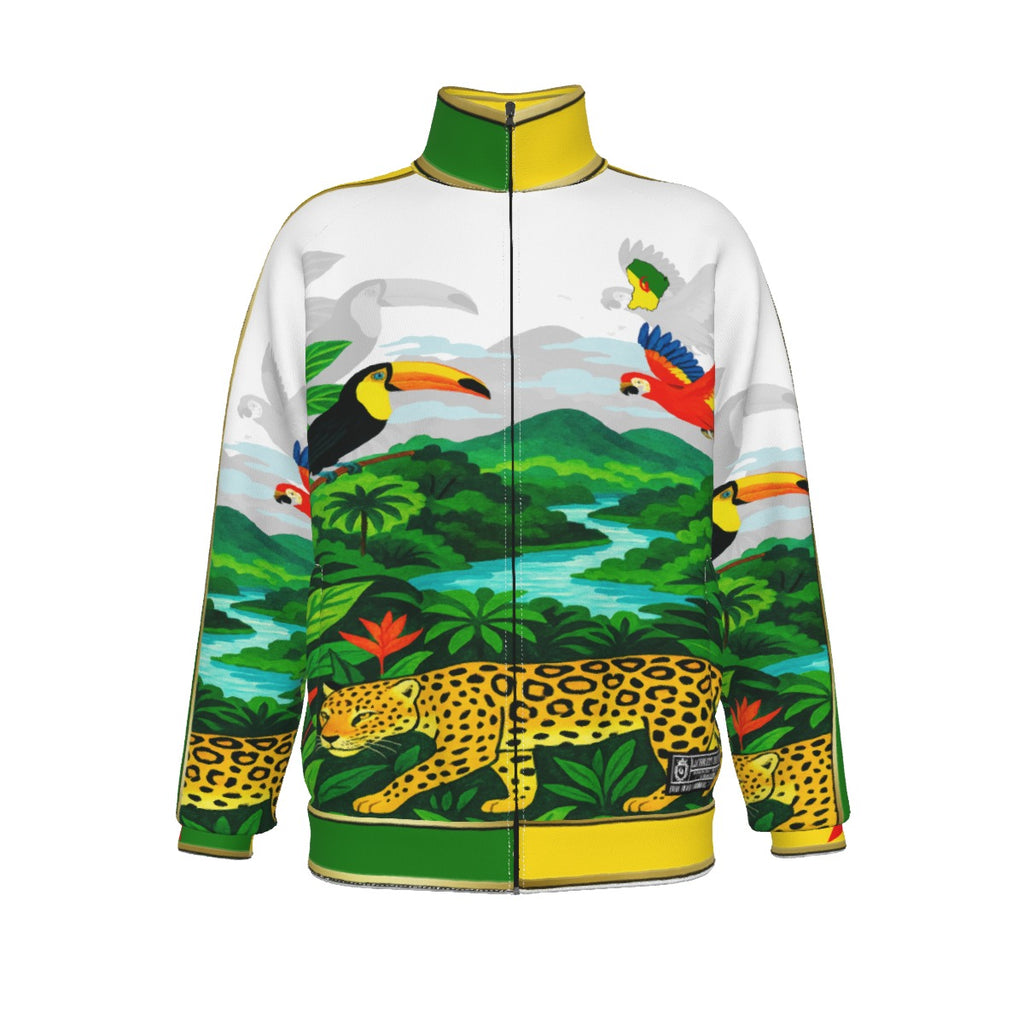 GUYANE AMAZONIE WHT Men's Stand Collar Jacket