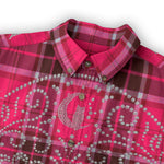 LOS CRIMINALES RADDISH Men's Casual Lapel Long Sleeve Shirt Cotton