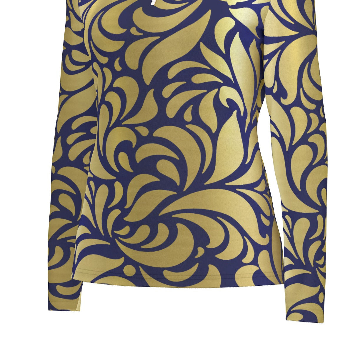 GORGIOUS BLUE Women's Sports Jersey  Long Sleeve