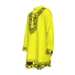 BANDANA SHIKI L.K Men's Stand-up Collar Long Shirt