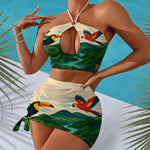 GUYANE AMAZONIE  Women's Halter Neck swimming Suit