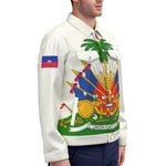 HAITI OG WHT Unisex Lapel Jacket