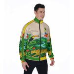 GUYANE AMAZONIE PINK Men's Stand Collar Jacket