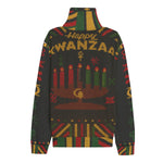 HAPPY KWANZAA BLC Unisex Turtleneck Knitted Fleece Sweater