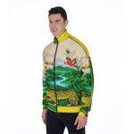 GUYANE AMAZONIE PINK Men's Stand Collar Jacket